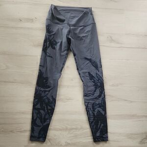 lululemon athletica Gray and Black Leggings